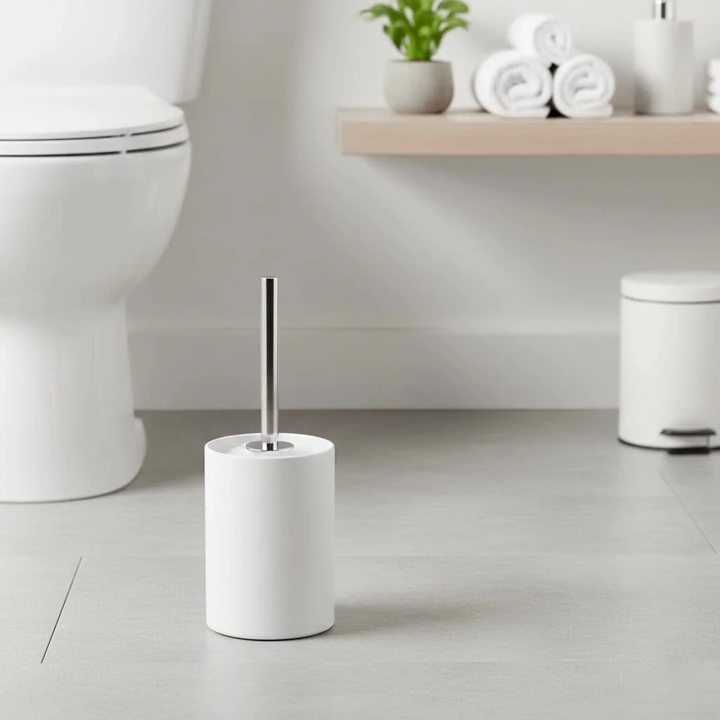 The Elegance and Efficiency of a Ceramic Toilet Brush and Holder